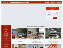 Tablet Screenshot of locations-vacances-costabrava.com